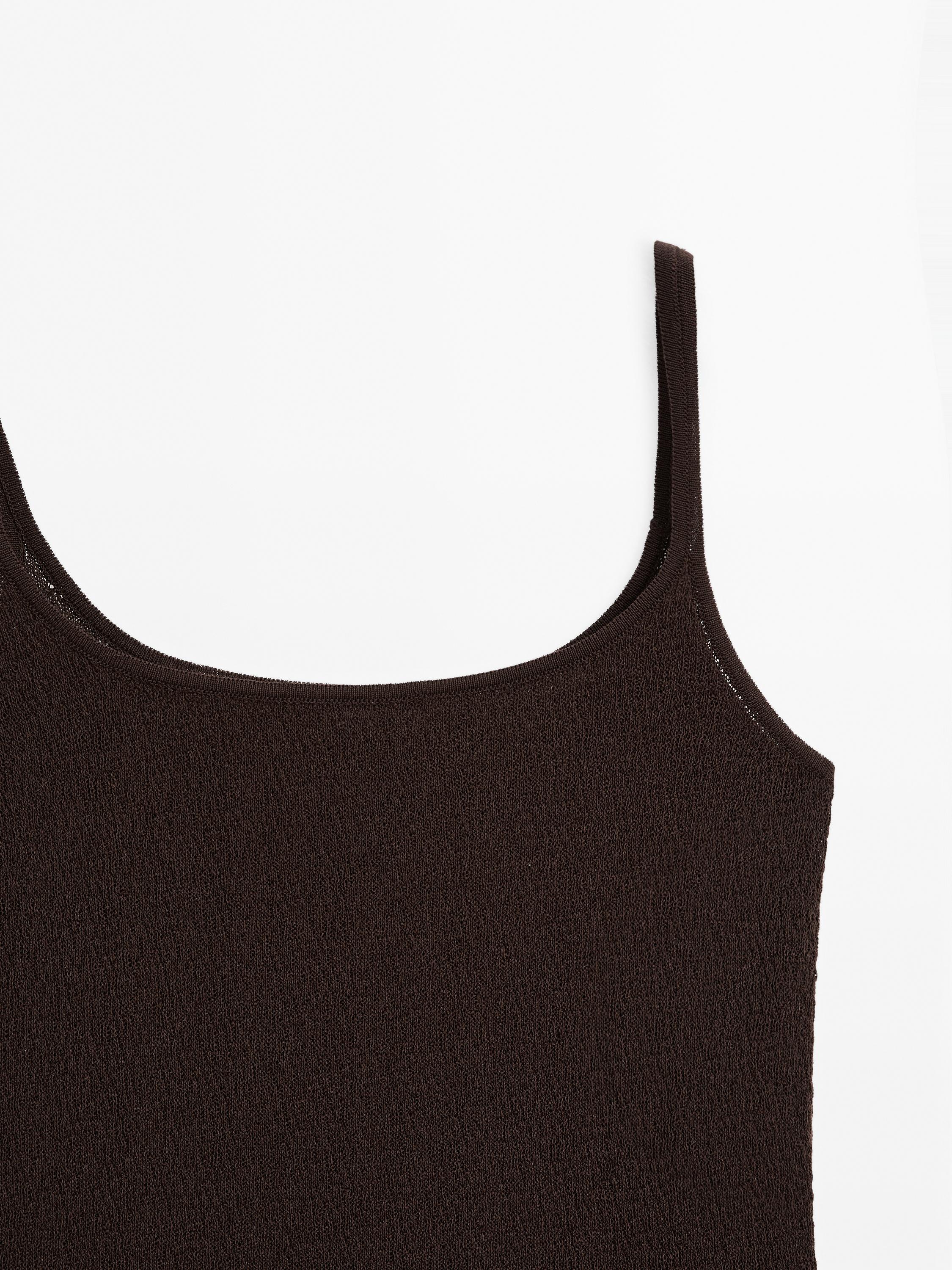 Débardeur fluide en maille